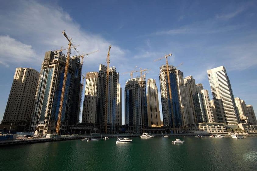 Dubai felhőkarcolok.