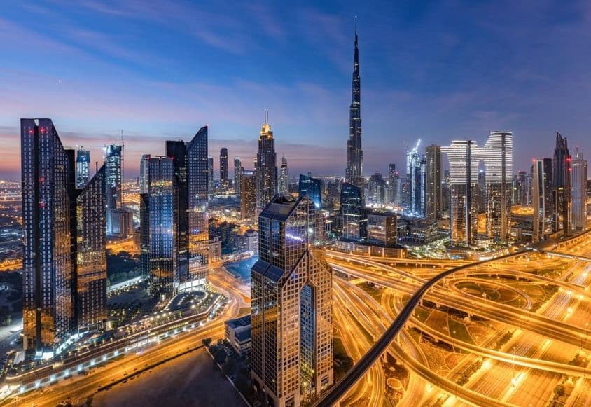 Dubai panoráma.