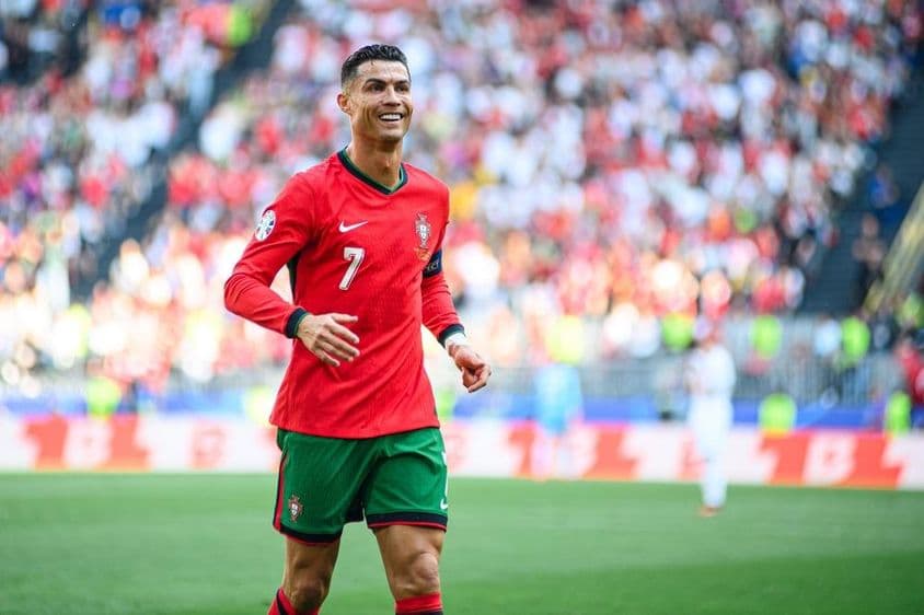 Cristiano Ronaldo a Signal Iduna Parkban.