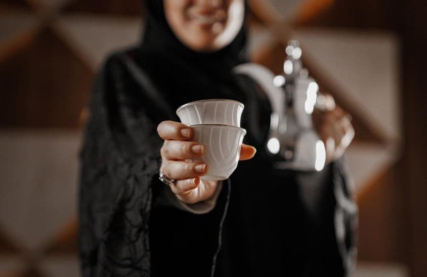 A hagyományos arab kávé.