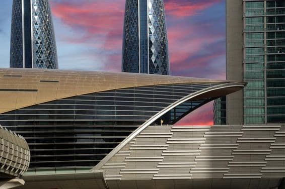 Dubai metró, Egyesült Arab Emírségek.