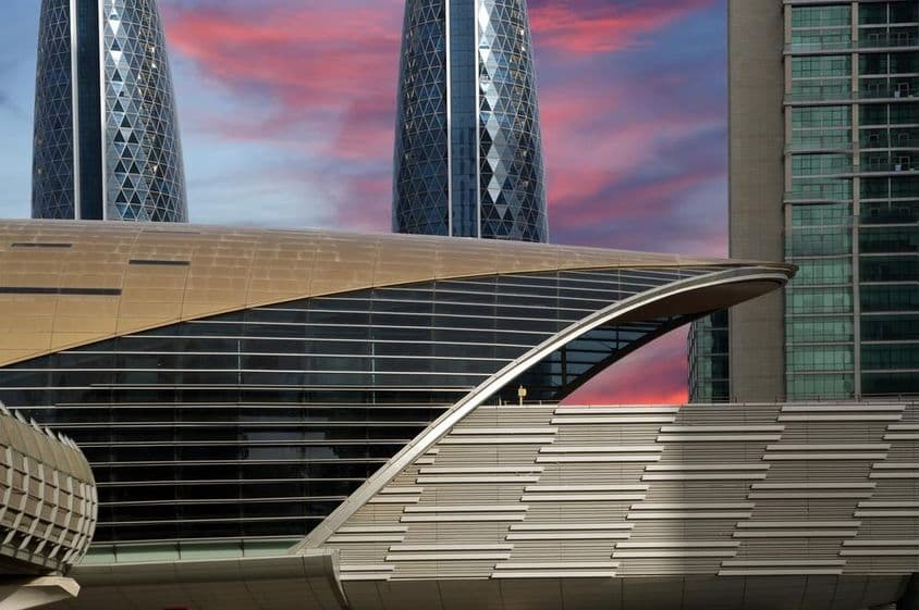 Dubai metró, Egyesült Arab Emírségek.