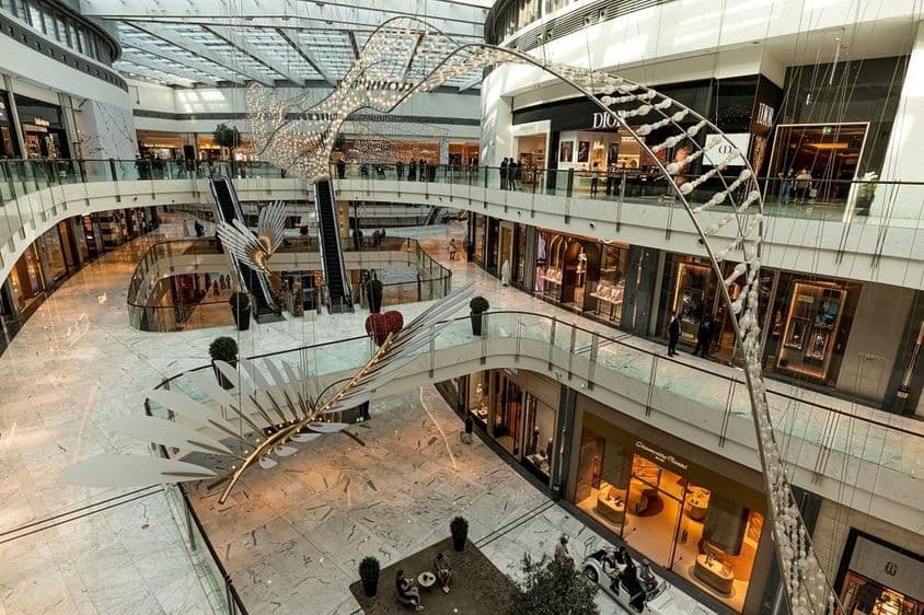 Dubai bevásárlóközpont, a világ legnagyobb bevásárló helye.