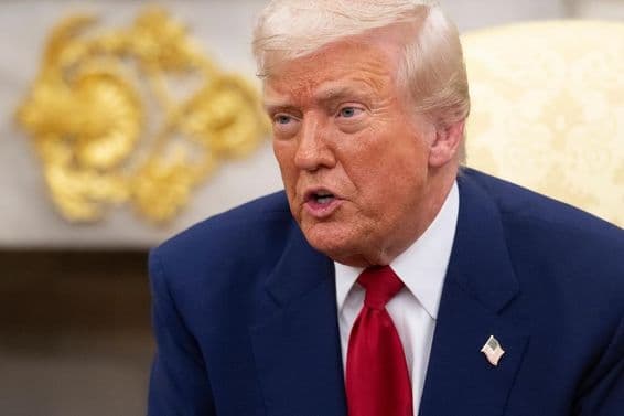 Donald Trump amerikai elnök.