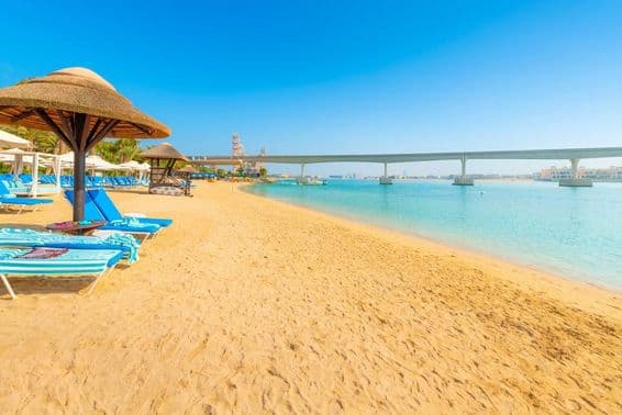 Palm Jumeirah Island tengert Dubaiban.