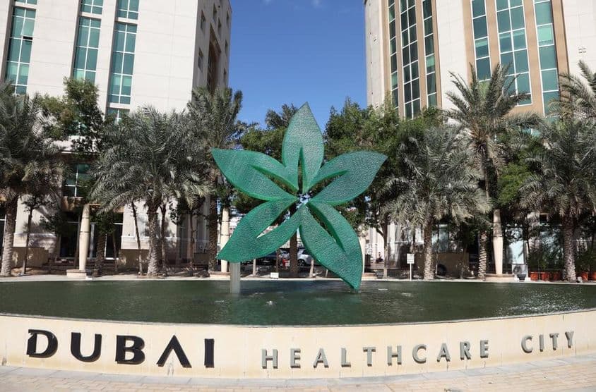 Dubai Healthcare City Egyesült Arab Emirates.