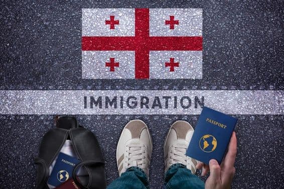 Utazás Grúziába táskával, útlevéllel