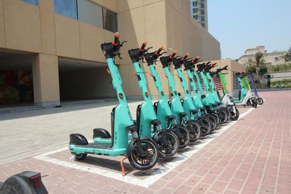 A Careem BIKE gyors utazásokhoz használható.