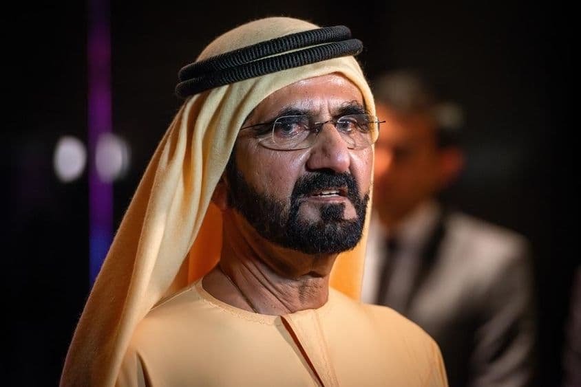 Sejk Mohammed bin Rashid Al Maktoum.