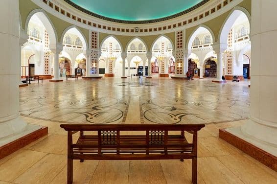 Az aranypiac a Dubai Mallban.