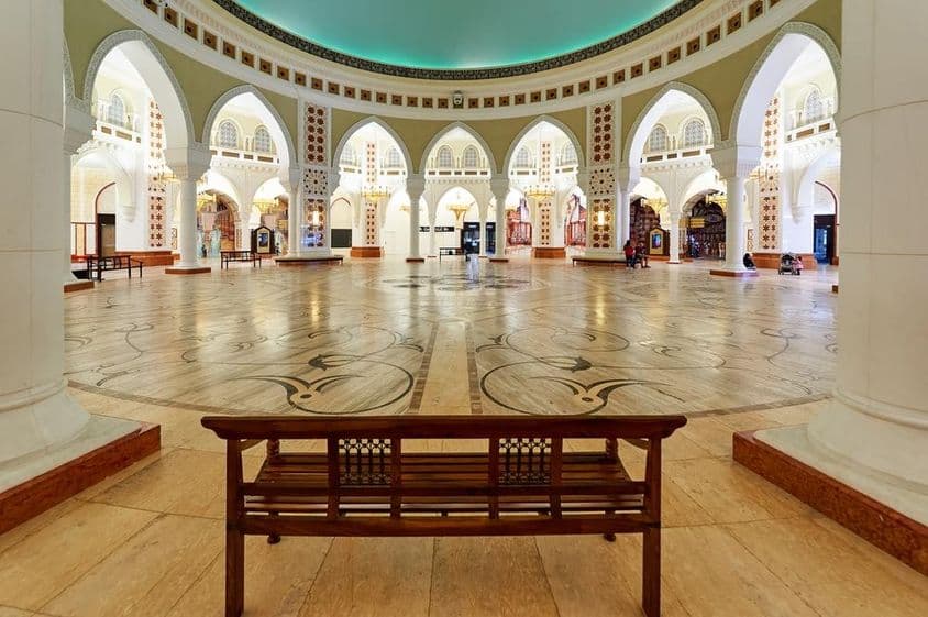 Az aranypiac a Dubai Mallban.