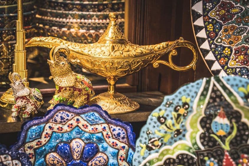 Arab Aranypiac a Régi Dubajban.