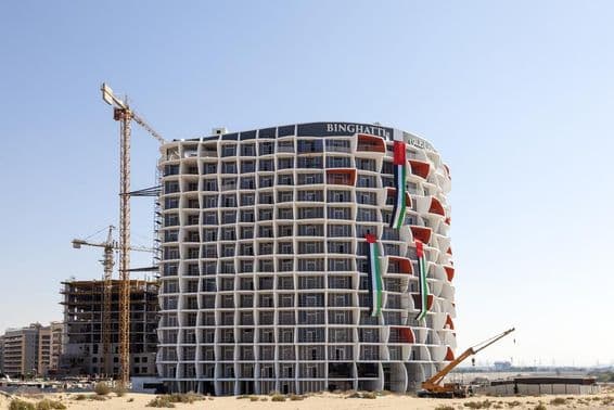 Modern apartmanházat épít a Binghatti Holding Dubaiban.