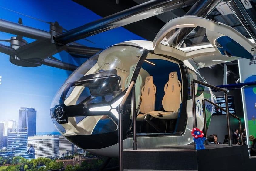 Expo 2025-ön, az EXPO Vertiport és a következő generációs technológia bemutatása.