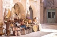 Al Seef Heritage Souq arab piac, Dubai Deira.