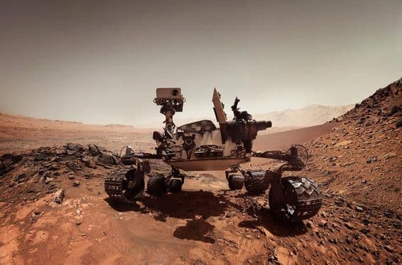 Mars járó rover.
