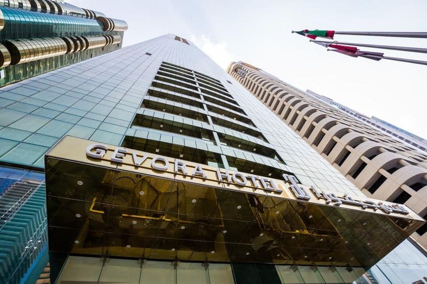 Dubai Gevora hotel, a világ egyik legmagasabb szállodája.