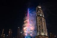 Burj Khalifa tűzijátéka 2023. december 31.