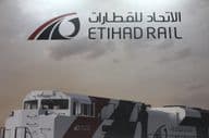Kiállítói stand a Middle East Rail 2021 kiállításon.