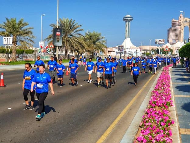 ADNOC Marathon 2018, Abu Dhabi, Egyesült Arab Emírségek.