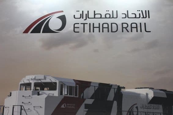 Etihad Rail egy régebbi mozdony.