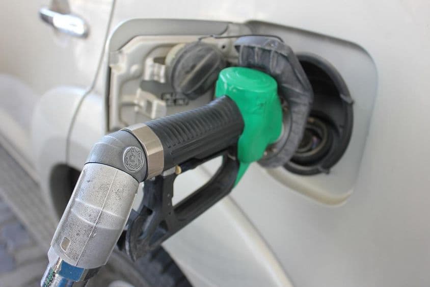 Benzinkút berendezés egy benzinkútnál.