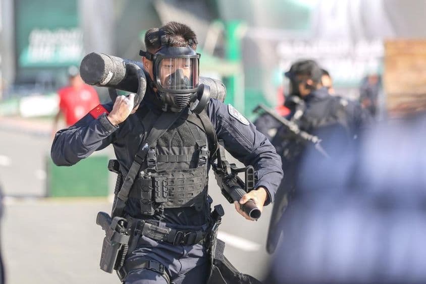 Egyesült Arab Emírségek SWAT kihívás 2025 Dubai.