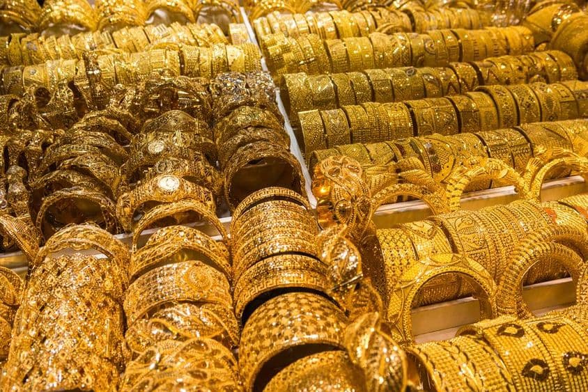 Dubai Gold Souk, Egyesült Arab Emírségek.