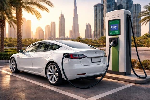Dubai elektromos töltés pillanata