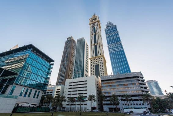 Az Egyesült Arab Emírségek Big Ben tornya.