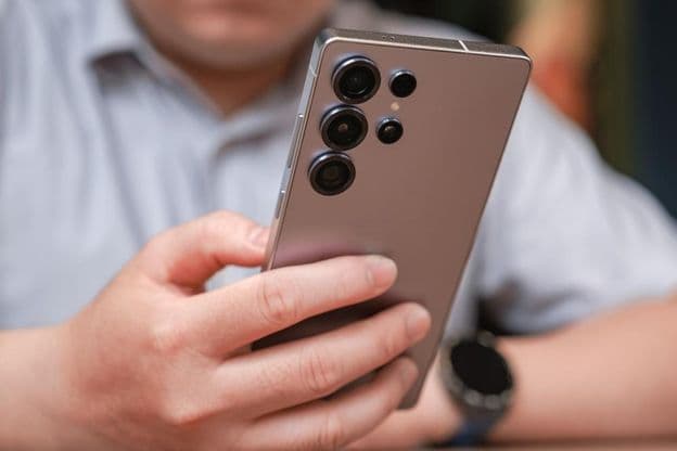 Samsung Galaxy S25 Ultra okostelefon.