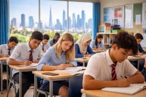 Diákok egy tanterembe