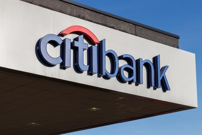 Citibank lakossági bankfiók.