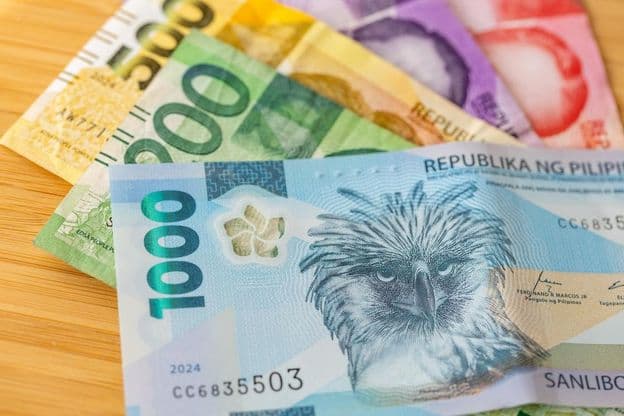 Fülöp-szigeteki peso bankjegyek.