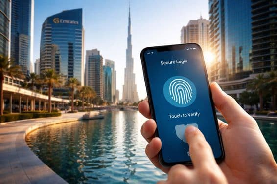 Dubai digitális banki biztonság