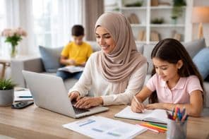 Otthoni munka családdal együtt