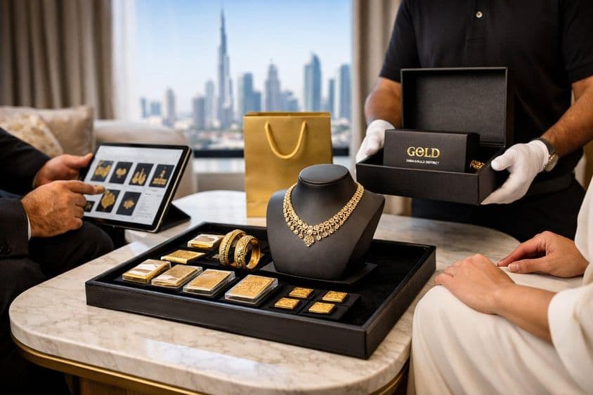 Luxus arany házhoz szállítás