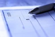 Banki Csekk írásához használt toll