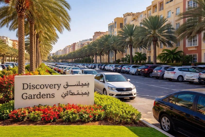 Discovery Gardens parkolási rendszer