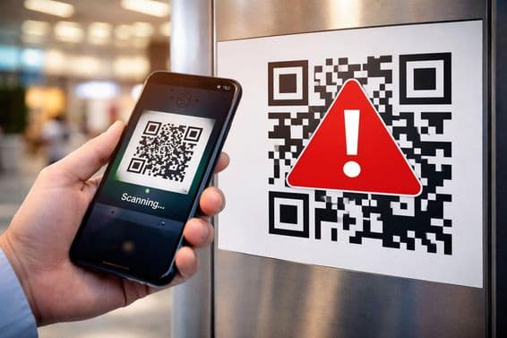 QR kód csalás veszély