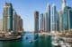 Dubai Marina panoráma látvány