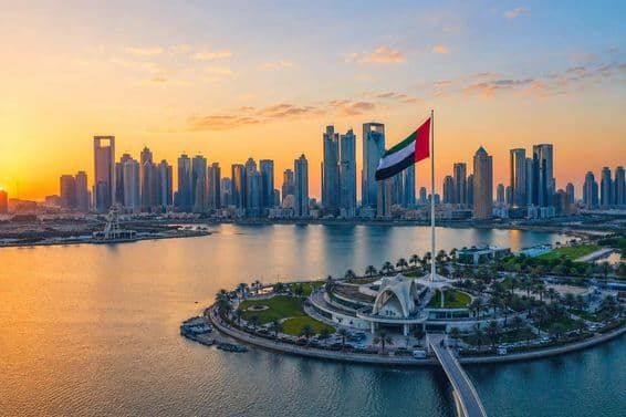 Sharjah ipari fejlődés naplementében