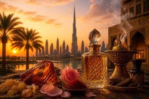 Dubai illatú arany naplemente