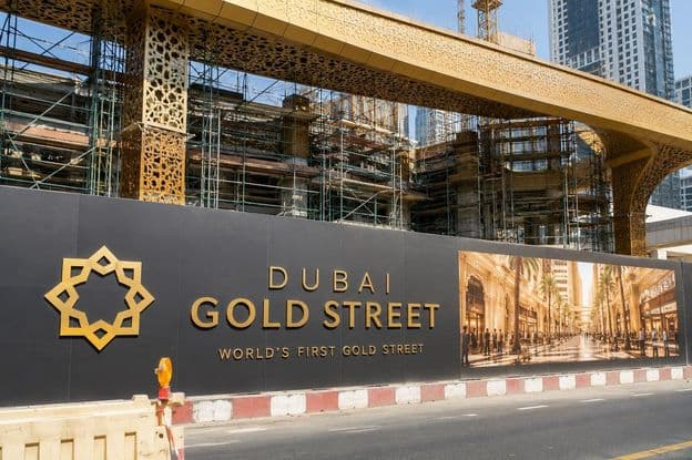 Dubai aranyutcája épül már
