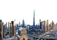 Dubai látképe Burj Khalifa