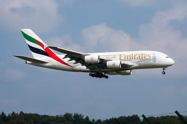 Emirates Airlines utasszállító repülőgép