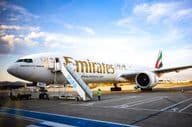 Az Emirates repülőgépe