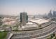 Dubai World Trade Centre, előtérben a Sheikh Zayed úttal