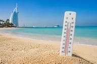 Dubai Partmenti Hőségjelzés