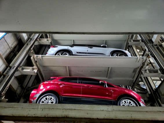 modern automata parkoló többszintes